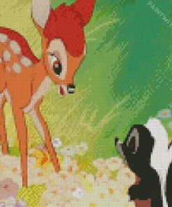 Lovely Faline Bambi Diamond Painting