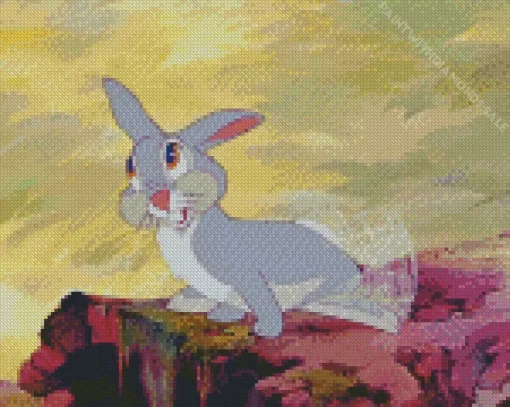 Lovely Thumper Bambi Diamond Painting