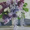 Luxury Lilac Bouquet Diamond Painting