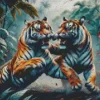 Mad Tigers Diamond Painting