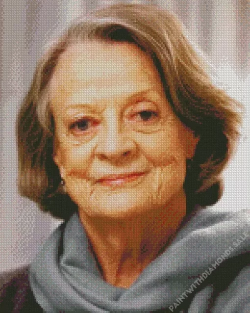 Maggie Smith Actress Diamond Painting