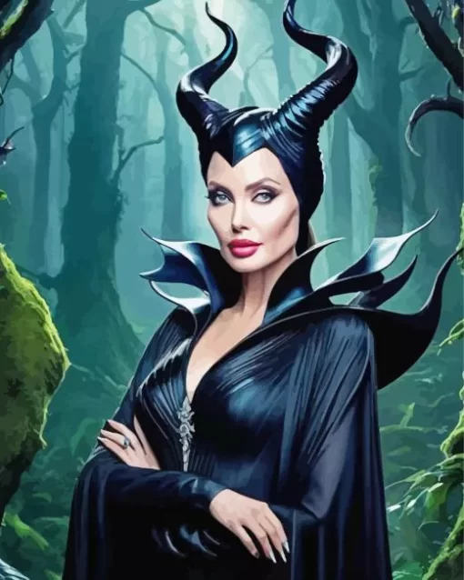 maleficent angelina jolie Diamond Paints