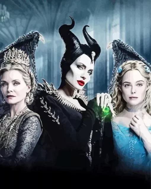 maleficent film Diamond Paints