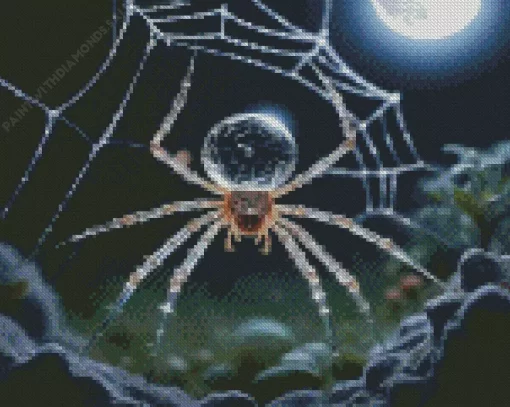 Moon Spider Diamond Painting