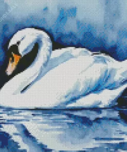 Mute Swan Art Diamond Painting