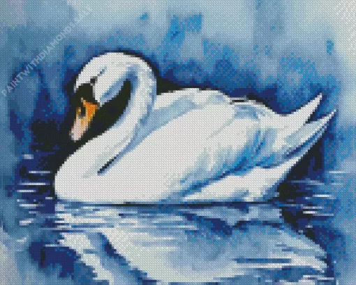 Mute Swan Art Diamond Painting