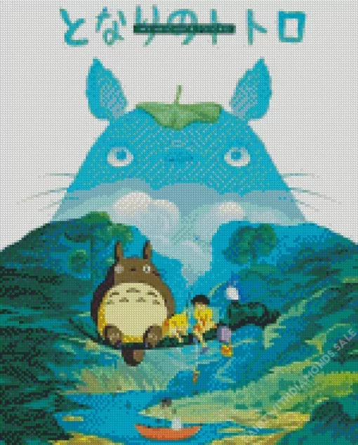 my neighbor totoro anime poster Diamond Dotz