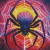 Neon Spider Diamond Painting