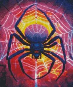 Neon Spider Diamond Painting