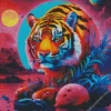 Neon Tiger Diamond Painting