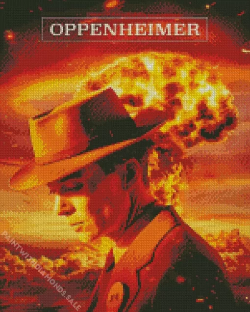 oppenheimer movie poster Diamond Dotz