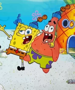 Patrick And SpongeBob SquarePants Diamond Painting