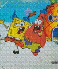 Patrick And SpongeBob SquarePants Diamond Painting