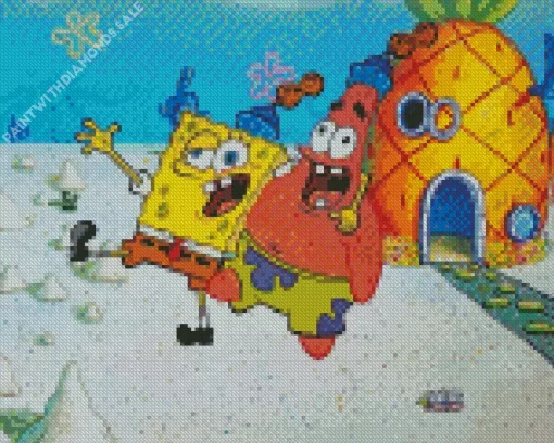 Patrick And SpongeBob SquarePants Diamond Painting