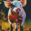 Pink Pig Diamond Painting