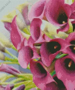 Pink Calla Lilies Diamond Painting