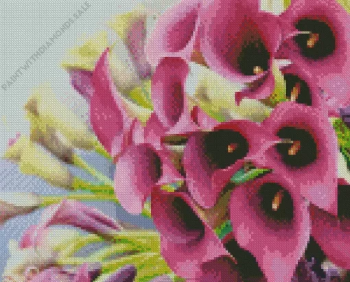 Pink Calla Lilies Diamond Painting