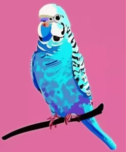 Pop Art Budgie Diamond Painting