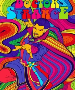 Pop Art Doctor Strange Diamond Painting