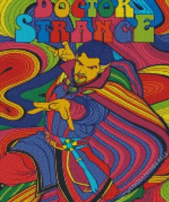 Pop Art Doctor Strange Diamond Painting