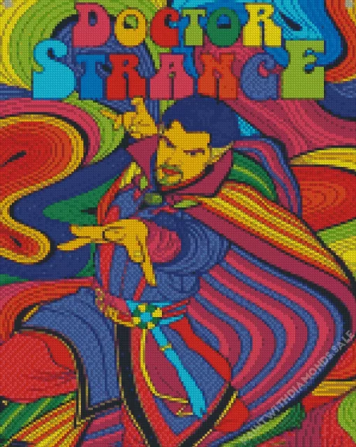 Pop Art Doctor Strange Diamond Painting