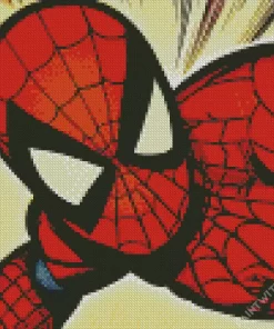 Pop Art Spider Man Diamond Painting