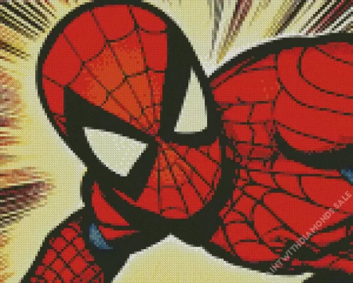 Pop Art Spider Man Diamond Painting