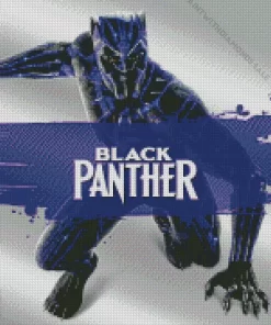 Poster Of Black Panther Diamond Painting