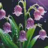 Purple Lily Of The Valley Diamond Painting