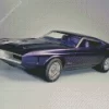 Purple Car Diamond Painting