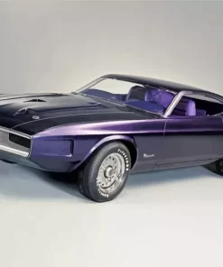 Purple Car Diamond Painting