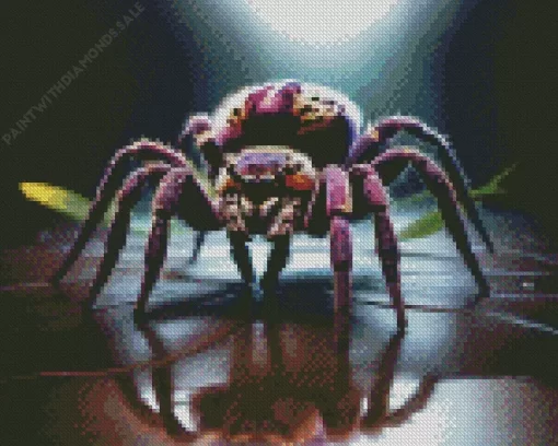 Purple Spider Diamond Painting