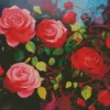 Red And Pink Roses Art Diamond Painting