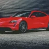 Red Porsche Car Diamond Painting