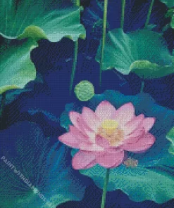 Sacred Lotus Art Diamond Painting