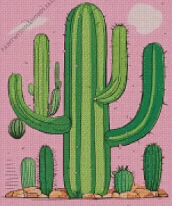 Saguaro Cactus Art Diamond Painting