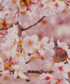 Sakura Tree Blossoms Diamond Painting