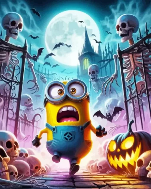 Scared Minion Diamond Paintings