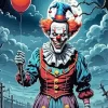 Halloween Scary Clown Diamond Painting Halloween Scary Clown Diamond Paintings