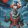 Halloween Scary Clown Diamond Paintings