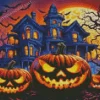 Scary Halloween Castle Diamond Painting