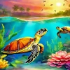 Sea Turtles Diamond Painting