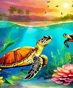 Sea Turtles Diamond Painting