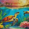 Sea Turtles Diamond Painting