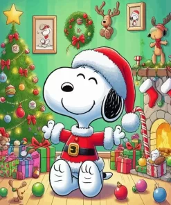 Snoopy Christmas Diamond Paintings