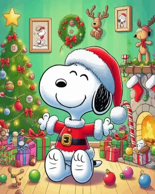 Snoopy Christmas Diamond Paintings