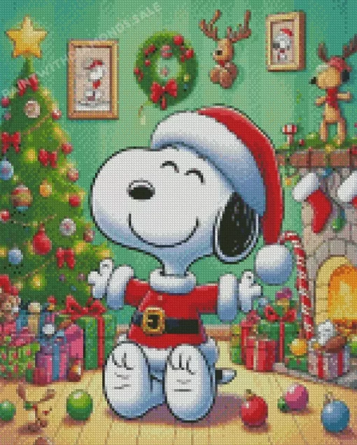 Snoopy Christmas Diamond Paintings