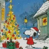 Snoopy Christmas Art Diamond Paintings