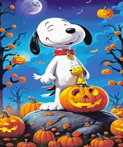 Halloween Snoopy Diamond Paintings