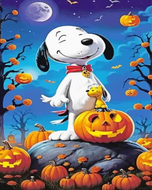 Halloween Snoopy Diamond Paintings